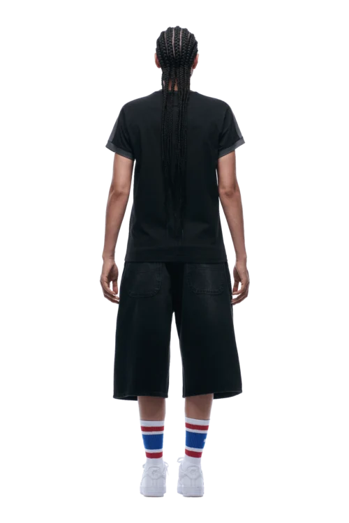 SLIM FIT RINGER TEE BLACK(Slim Fit Ringer Tee Black) -Simple Daily Wear Store 1337x2005 6PM 0159 2500610 6PM ECOM LOOK 12 0697
