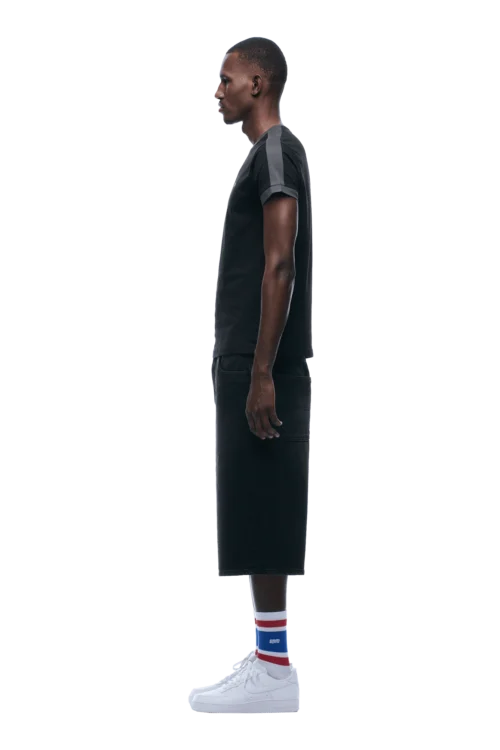 SLIM FIT RINGER TEE BLACK(Slim Fit Ringer Tee Black) -Simple Daily Wear Store 1337x2005 6PM 0163 2500610 6PM ECOM LOOK 12 0461