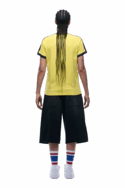 SLIM FIT RINGER TEE YELLOW(Slim Fit Ringer Tee Yellow) -Simple Daily Wear Store 1337x2005 6PM 0165 2500610 6PM ECOM LOOK 11 0757