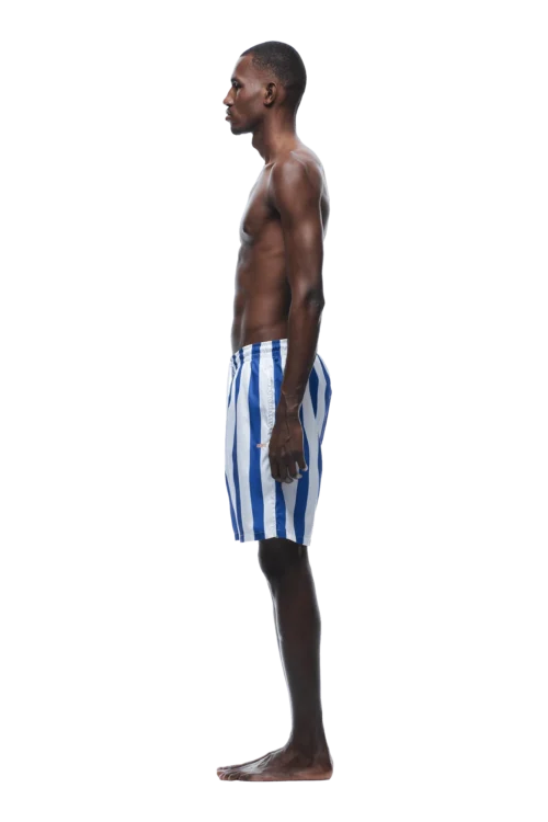STRIPED SWIM SHORTS WHITE/NAVY(Striped Swim Shorts White Navy) 6 STRIPED SWIM SHORTS WHITE/NAVY(Striped Swim Shorts White Navy) -Simple Daily Wear Store 1337x2005 6PM 0208 2500610 6PM ECOM LOOK 4 0131