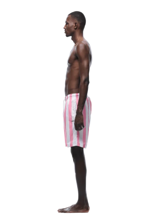 STRIPED SWIM SHORTS WHITE/PINK(Striped Swim Shorts White Pink) 6 STRIPED SWIM SHORTS WHITE/PINK(Striped Swim Shorts White Pink) -Simple Daily Wear Store 1337x2005 6PM 0211 2500610 6PM ECOM LOOK 3 0110