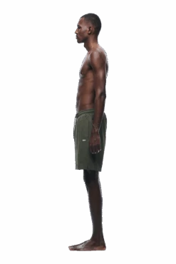 SEERSUCKER SWIM SHORTS OLIVE(Seersucker Swim Shorts Olive) -Simple Daily Wear Store 1337x2005 6PM 0214 2500610 6PM ECOM LOOK 2 0079 min