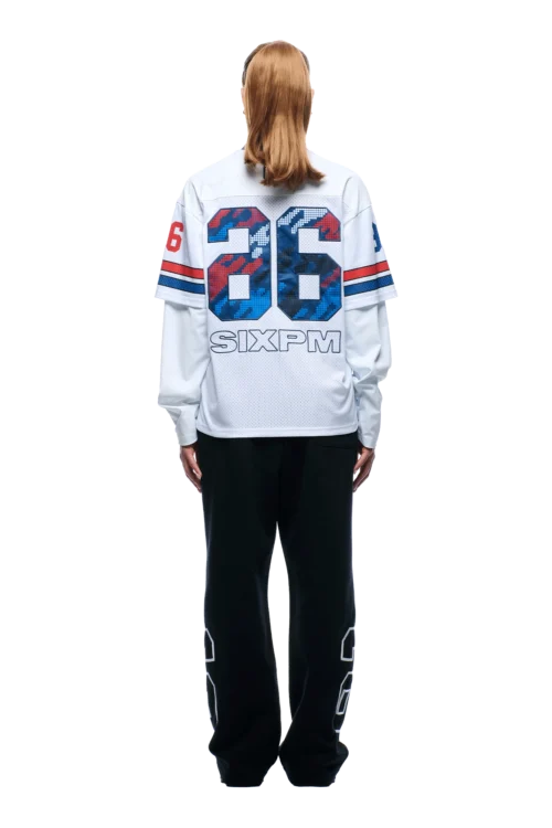 NFL LAYERED MESH LONGSLEEVE WHITE(Nfl Double Longsleeve White) 13 NFL LAYERED MESH LONGSLEEVE WHITE(Nfl Double Longsleeve White) -Simple Daily Wear Store 1337x2005 6pm NSL 0015 2501 6PM ECOM LOOK 05 0460