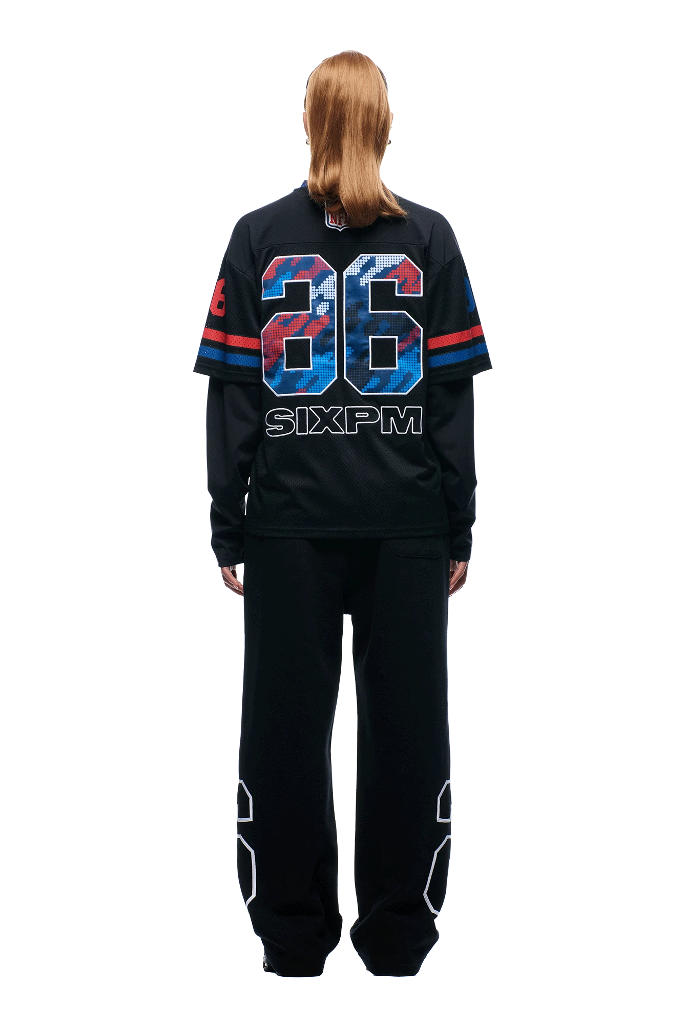NFL LAYERED MESH LONGSLEEVE BLACK(Nfl Double Longsleeve Black) 7 NFL LAYERED MESH LONGSLEEVE BLACK(Nfl Double Longsleeve Black) - Image 7