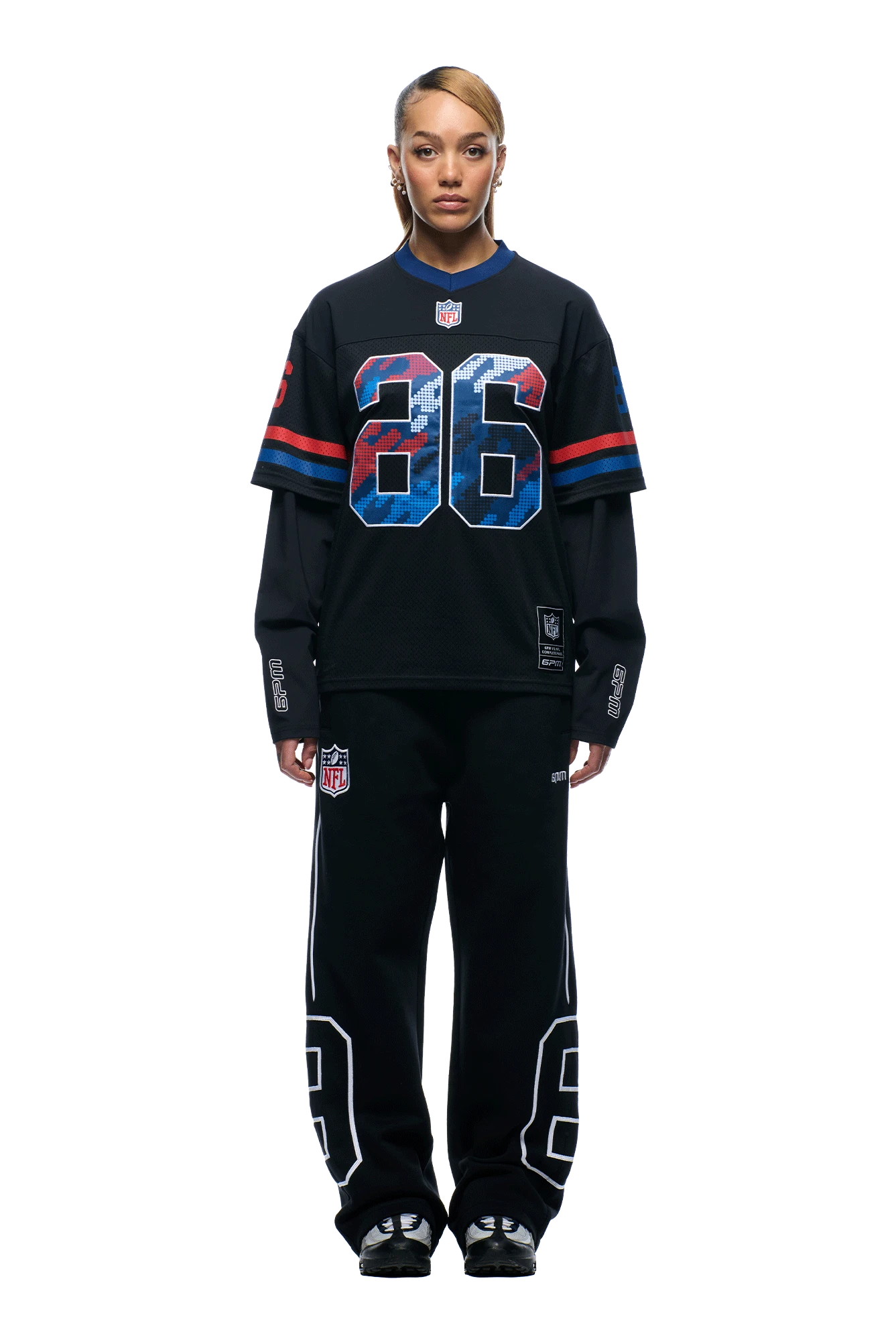 NFL LAYERED MESH LONGSLEEVE BLACK(Nfl Double Longsleeve Black) 5 NFL LAYERED MESH LONGSLEEVE BLACK(Nfl Double Longsleeve Black) - Image 5