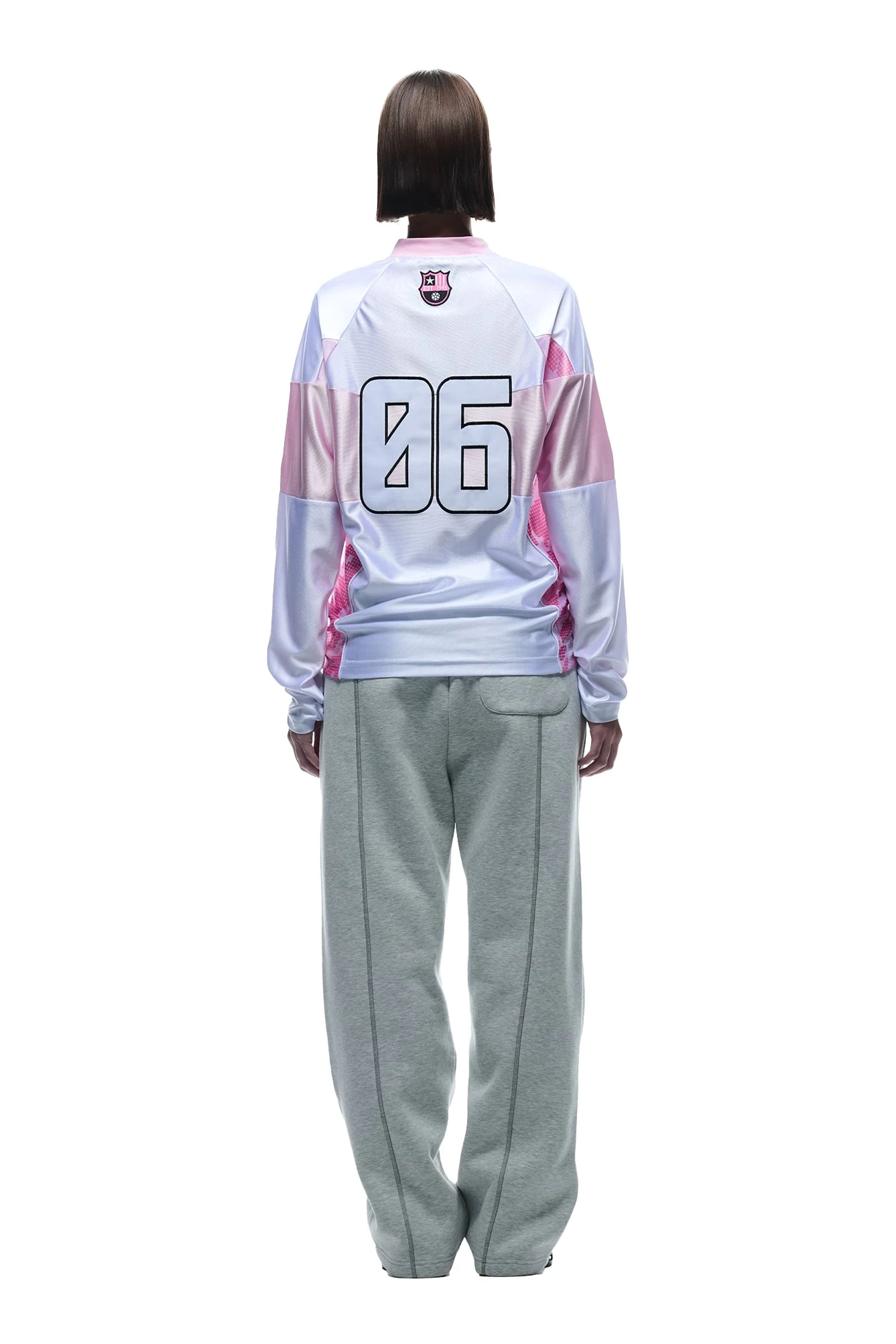 LONGSLEEVE JERSEY WHITE/PINK(Longsleeve Soccer Jersey White Pink) 6 LONGSLEEVE JERSEY WHITE/PINK(Longsleeve Soccer Jersey White Pink) - Image 6