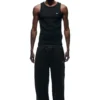 NEOPRENE TRACK PANTS BLACK(Track Pants Interlock Black)
