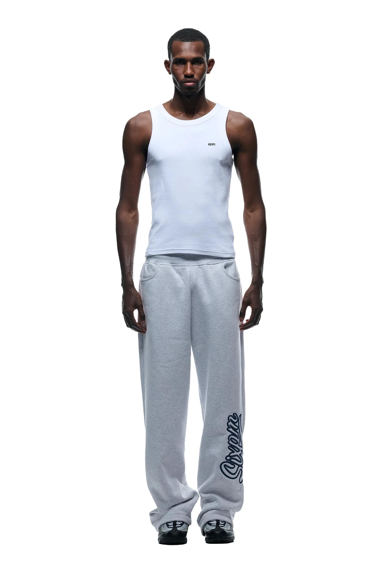 WAVE LOGO OPEN LEG LIGHT GREY(Open Leg Jogger With Wave Logo Light Grey) 1 WAVE LOGO OPEN LEG LIGHT GREY(Open Leg Jogger With Wave Logo Light Grey)