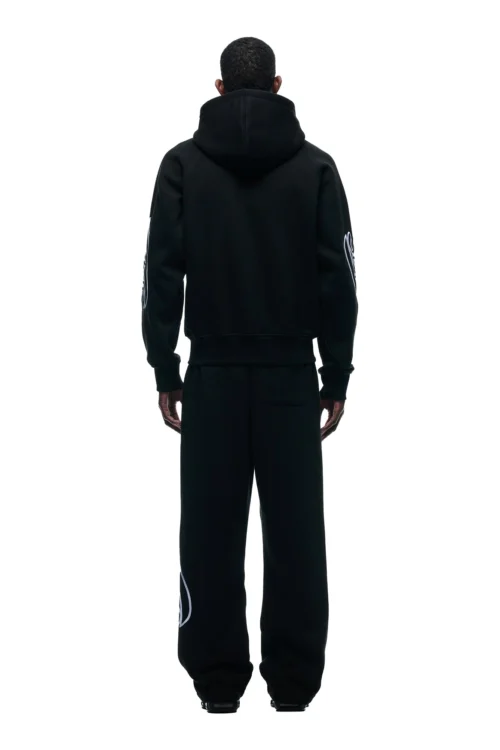 WAVE LOGO ZIP HOODIE BLACK(Zip Hoodie With Wave Logo Black) -Simple Daily Wear Store 1337x2005 0095 141124 6PM BF24 LOOK 16 0915