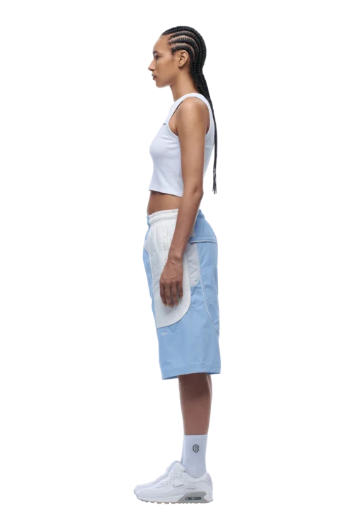 BAGGY WARM UP SHORTS ICE BLUE(Baggy Warm Up Track Shorts Ice Blue) 12 BAGGY WARM UP SHORTS ICE BLUE(Baggy Warm Up Track Shorts Ice Blue) -Simple Daily Wear Store 1337x2005 px 6PM 0013 250630 6PM ECOM LOOK 07 1812 min