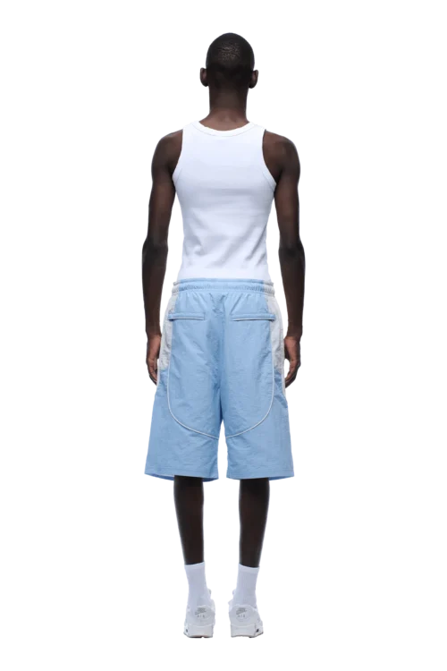BAGGY WARM UP SHORTS ICE BLUE(Baggy Warm Up Track Shorts Ice Blue) 10 BAGGY WARM UP SHORTS ICE BLUE(Baggy Warm Up Track Shorts Ice Blue) -Simple Daily Wear Store 1337x2005 px 6PM 0015 250630 6PM ECOM LOOK 07 1793 min