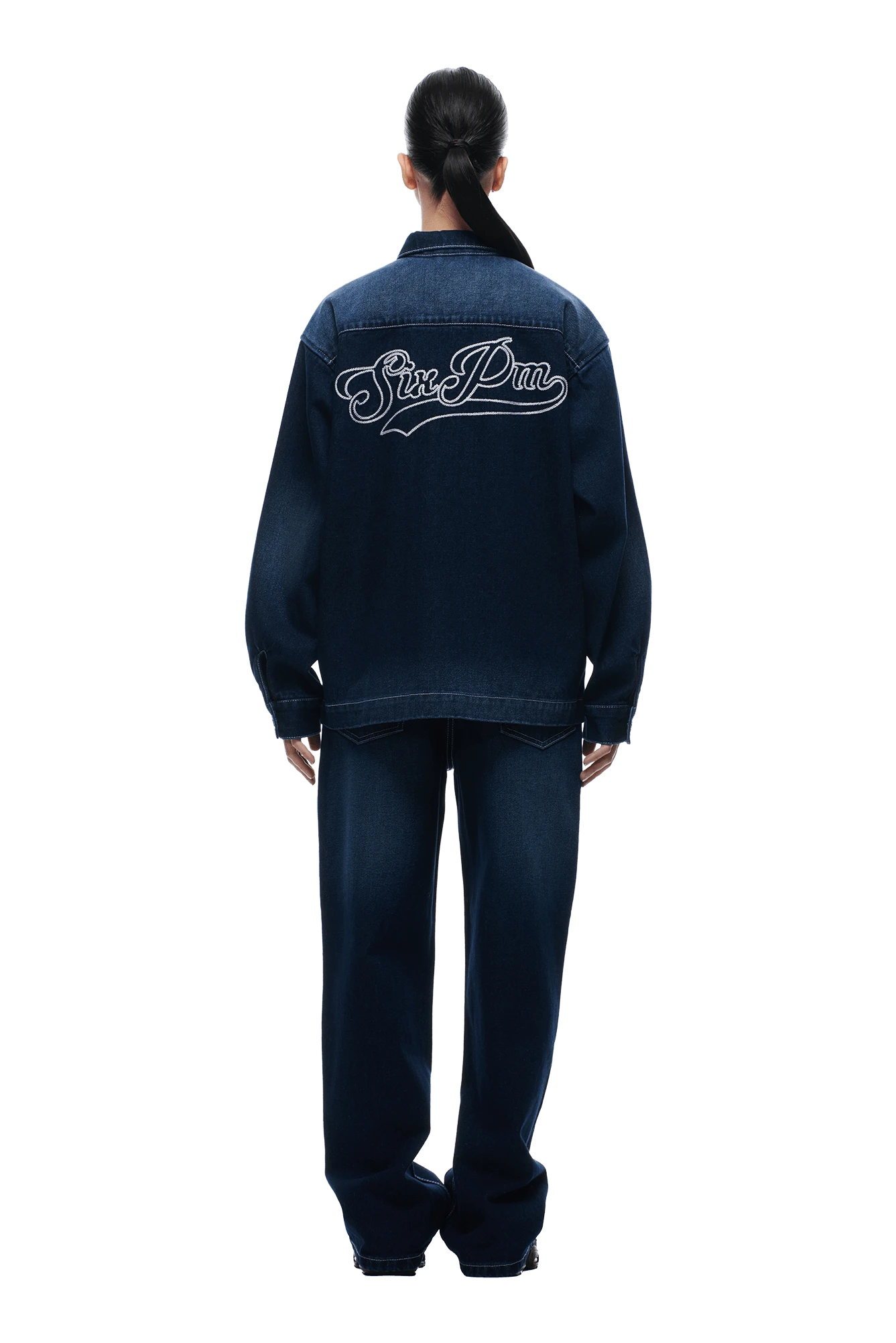 SCRIPT LOGO DENIM JACKET DARK BLUE(Script Logo Denim Jacket Dark Blue) 8 SCRIPT LOGO DENIM JACKET DARK BLUE(Script Logo Denim Jacket Dark Blue) - Image 8