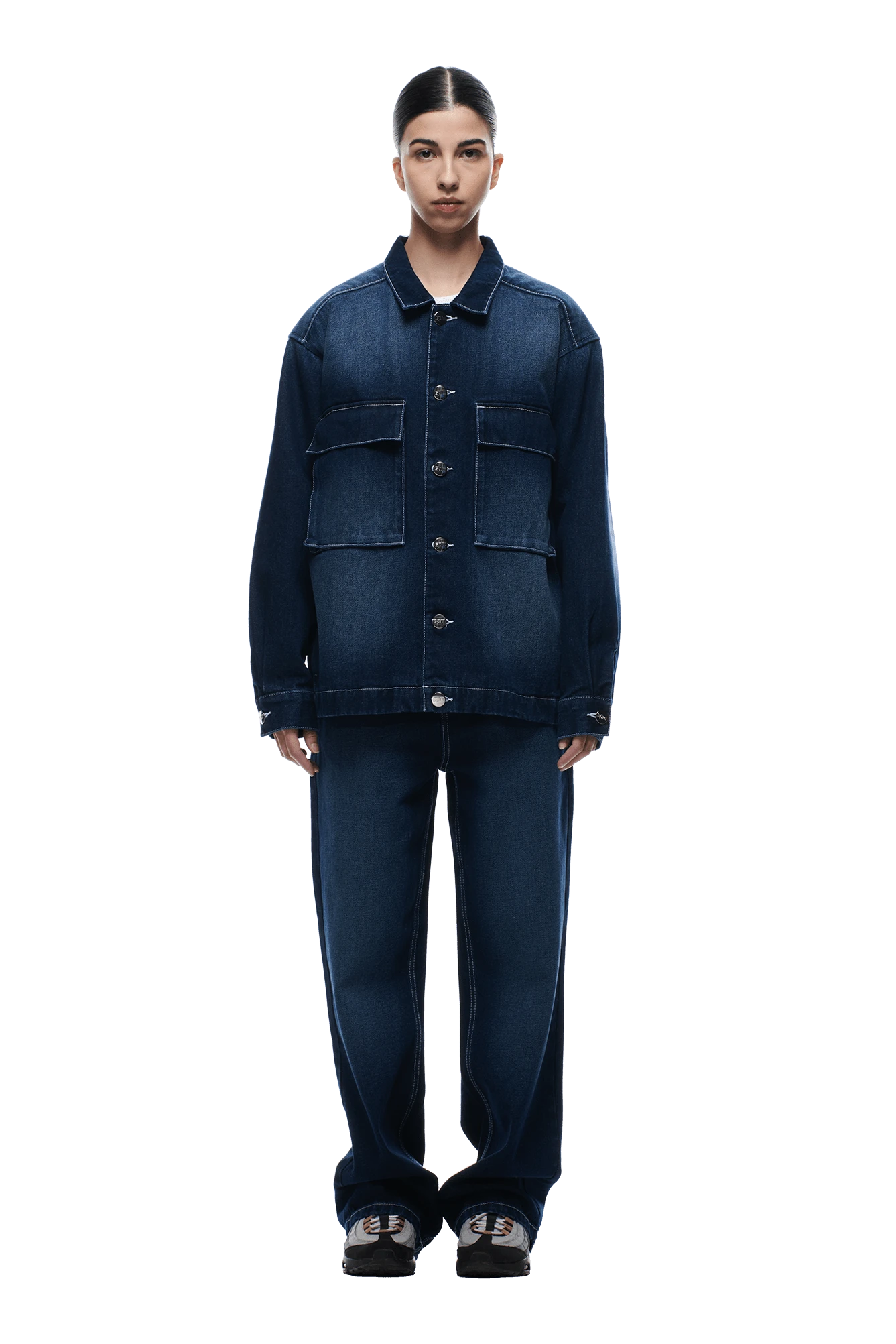 SCRIPT LOGO DENIM JACKET DARK BLUE(Script Logo Denim Jacket Dark Blue) 6 SCRIPT LOGO DENIM JACKET DARK BLUE(Script Logo Denim Jacket Dark Blue) - Image 6