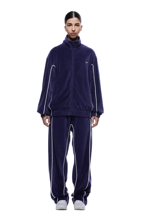 VELOURS TRACK JACKET ORBIT BLUE(Velours Track Jacket Orbit Blue) -Simple Daily Wear Store 2005x1337 0081 240425 6PM ECOM LOOK 4 0328 min