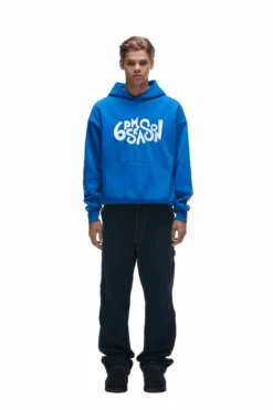 DOUBLE HOODIE ROYAL BLUE(Double Hoodie Royal Blue)