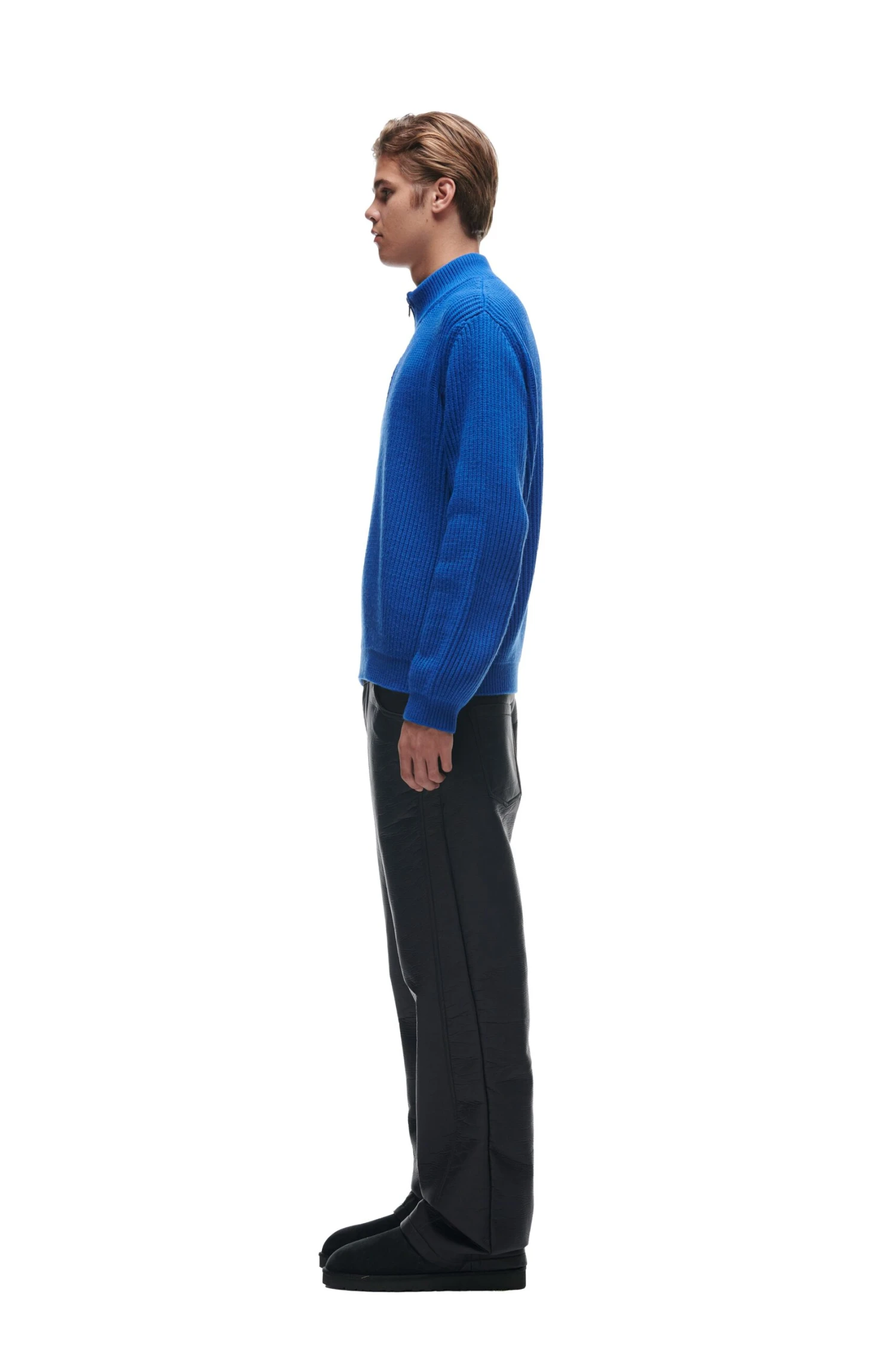HALFZIP KNIT ROYAL BLUE(Halfzip Knit Troyer Royal Blue) 2 HALFZIP KNIT ROYAL BLUE(Halfzip Knit Troyer Royal Blue) - Image 2
