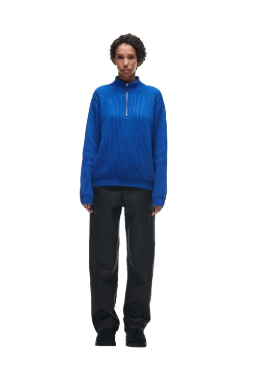 HALFZIP KNIT ROYAL BLUE(Halfzip Knit Troyer Royal Blue) 9 HALFZIP KNIT ROYAL BLUE(Halfzip Knit Troyer Royal Blue) -Simple Daily Wear Store 202221012 6PM ECOM AW221983 scaled