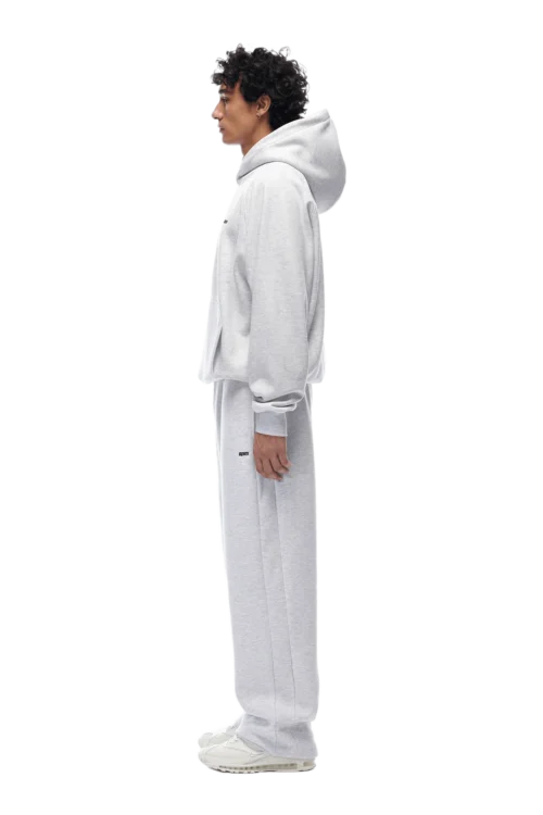 HOODIE LIGHT GREY(23n05 1100 201 Hlogo) -Simple Daily Wear Store 20231003 6PM NOS AW23 LOOK 03 202 min