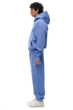 ZIP HOODIE PERSIAN BLUE(23n05 1110 359 Zhlog) -Simple Daily Wear Store 20231003 6PM NOS AW23 LOOK 12 436