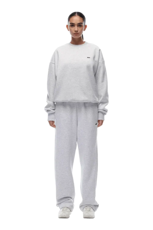 CREWNECK LIGHT GREY(23n04 1200 201 Crewn) -Simple Daily Wear Store 20231003 6PM NOS AW23 LOOK 26 795 min