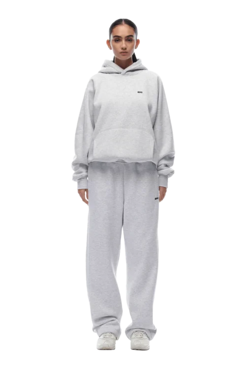 HOODIE LIGHT GREY(23n05 1100 201 Hlogo) -Simple Daily Wear Store 20231003 6PM NOS AW23 LOOK 27 815 min