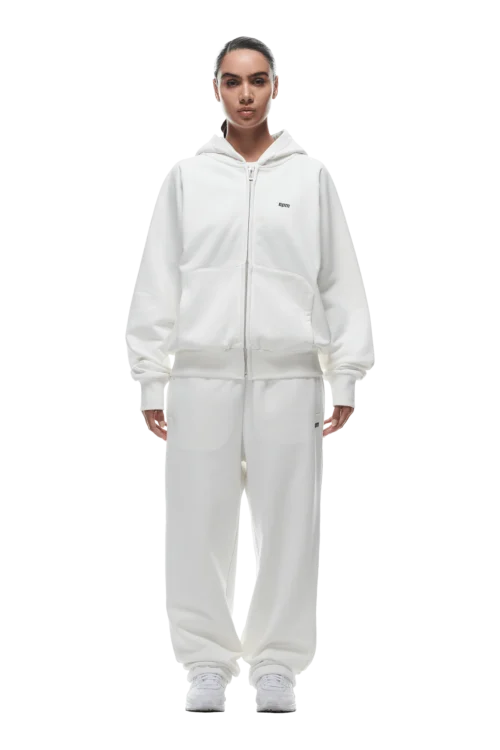 ZIP HOODIE COCONUT WHITE(Zip Hoodie Coconut White) -Simple Daily Wear Store 2406 6PM ECOM LOOK 33 2240 min