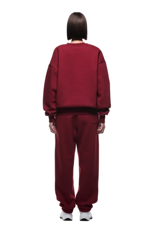CREWNECK WINE RED(Crewneck Wine Red) -Simple Daily Wear Store 2500x1337 6pm 0084 241004 6PM Ecom Look 24 1533 min