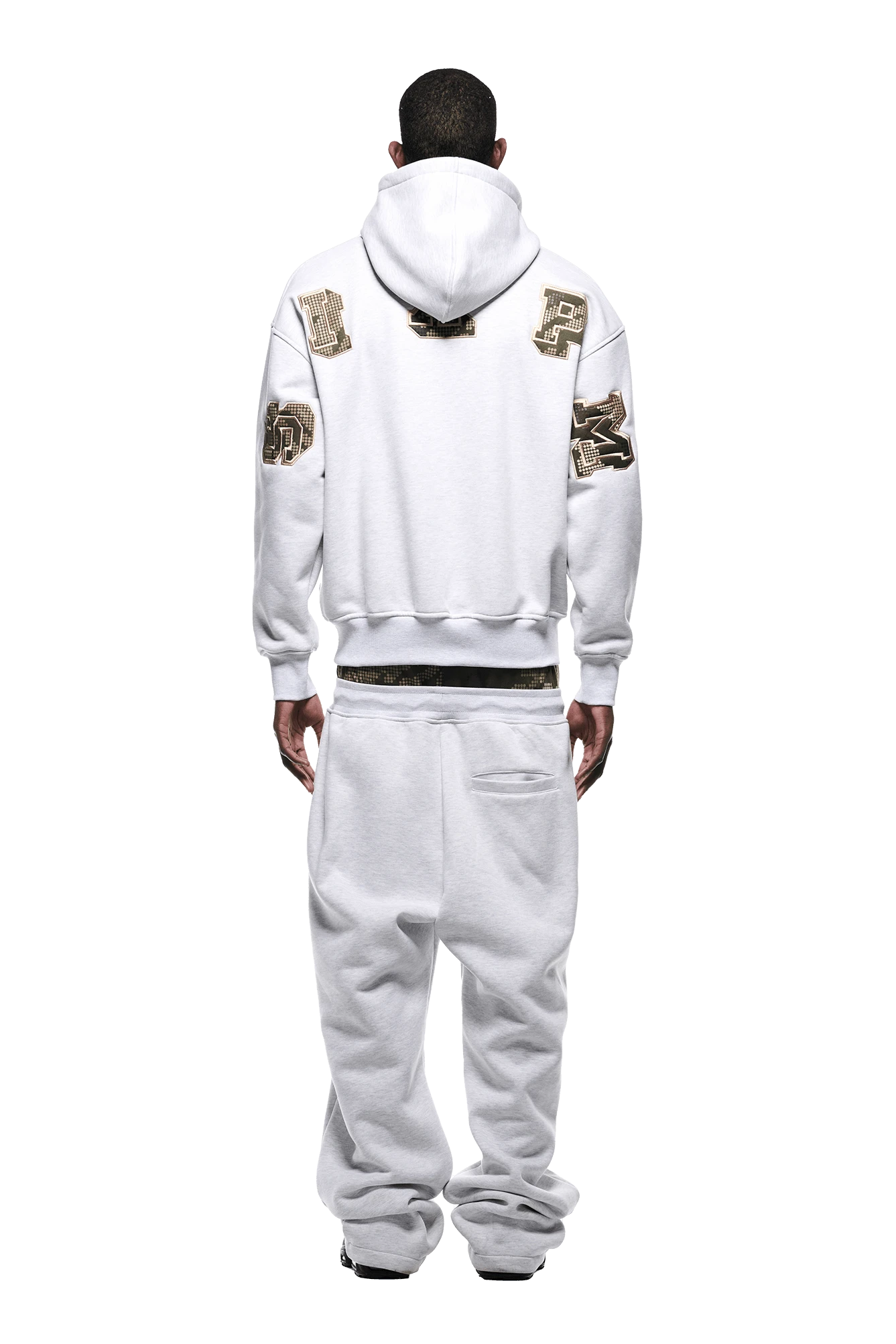 DOT CAMO LETTER HOODIE GREY(Dot Camo Letter Hoodie Grey) 2 DOT CAMO LETTER HOODIE GREY(Dot Camo Letter Hoodie Grey) - Image 2