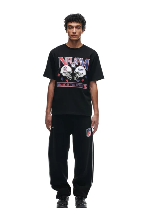 NFL VS 6PM T-SHIRT BLACK(Nfl Vs 6pm T Shirt Black)
