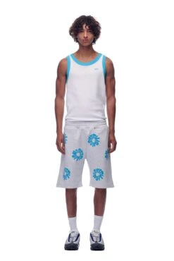 FLOWER SHORTS GREY(Shorts Aop Grey)