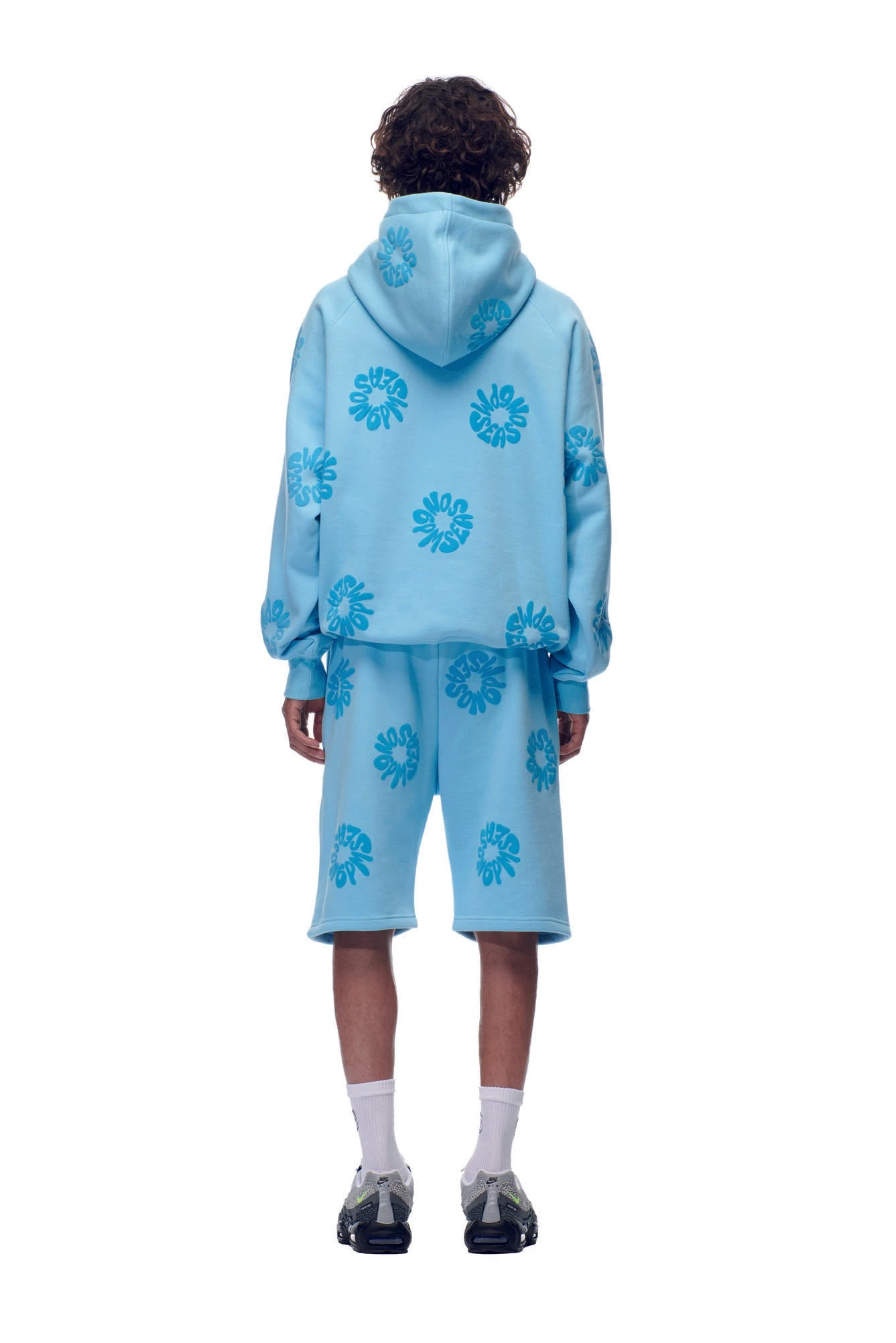 FLOWER HOODIE BABY BLUE(Hoodie Aop Baby Blue) 3 FLOWER HOODIE BABY BLUE(Hoodie Aop Baby Blue) - Image 3