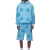 FLOWER HOODIE BABY BLUE(Hoodie Aop Baby Blue)