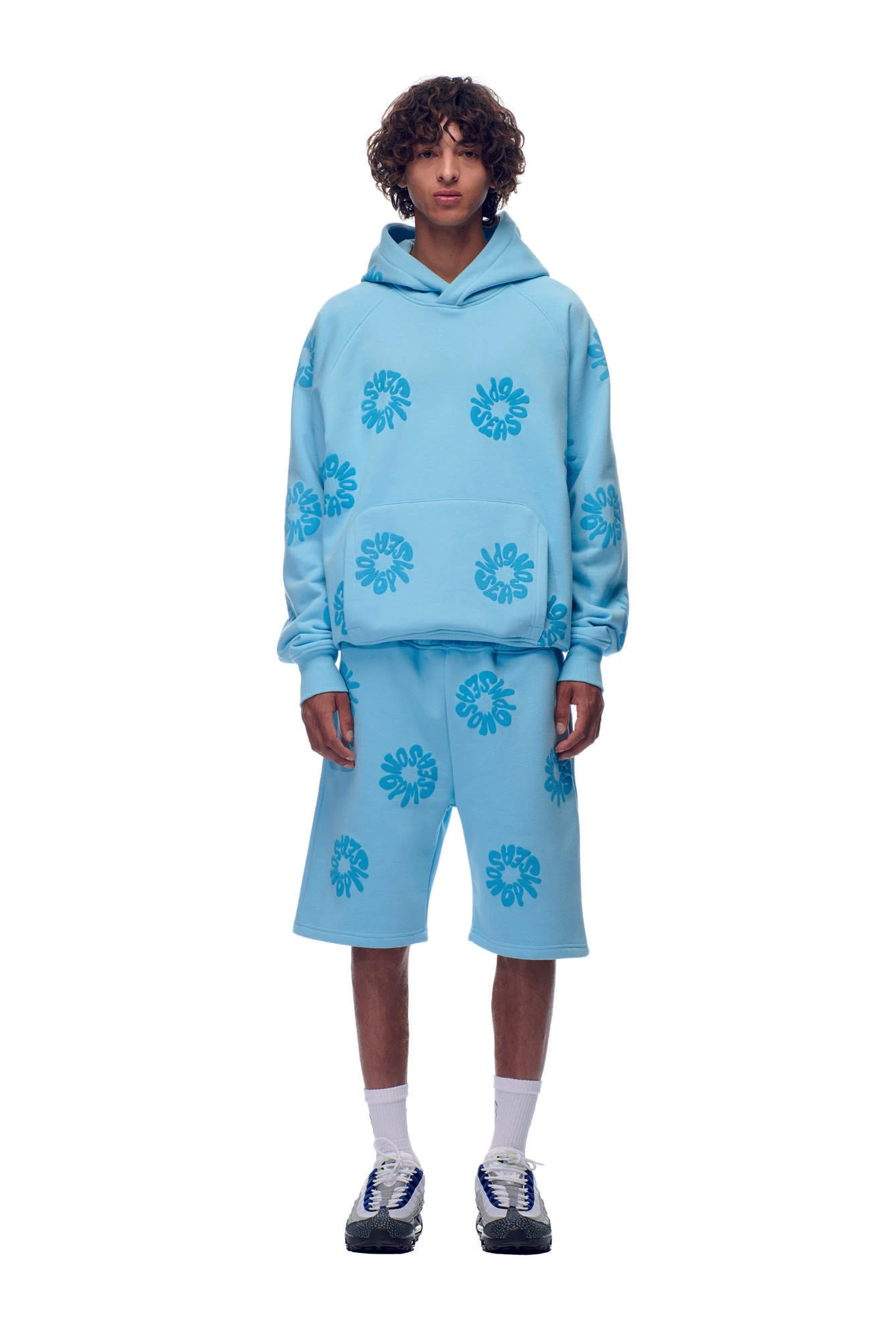 FLOWER HOODIE BABY BLUE(Hoodie Aop Baby Blue) 1 FLOWER HOODIE BABY BLUE(Hoodie Aop Baby Blue)