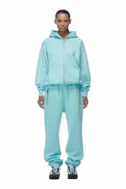 ZIP HOODIE TURQUOISE(Zip Hoodie Turquoise) -Simple Daily Wear Store 2673x4009px 0047 6PM ECOM Look 72 1203 min
