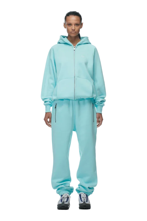 ZIP HOODIE TURQUOISE(Zip Hoodie Turquoise) -Simple Daily Wear Store 2673x4009px 0047 6PM ECOM Look 72 1203 min