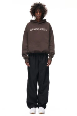 TILES HOODIE BROWN(Hoodie Brown)