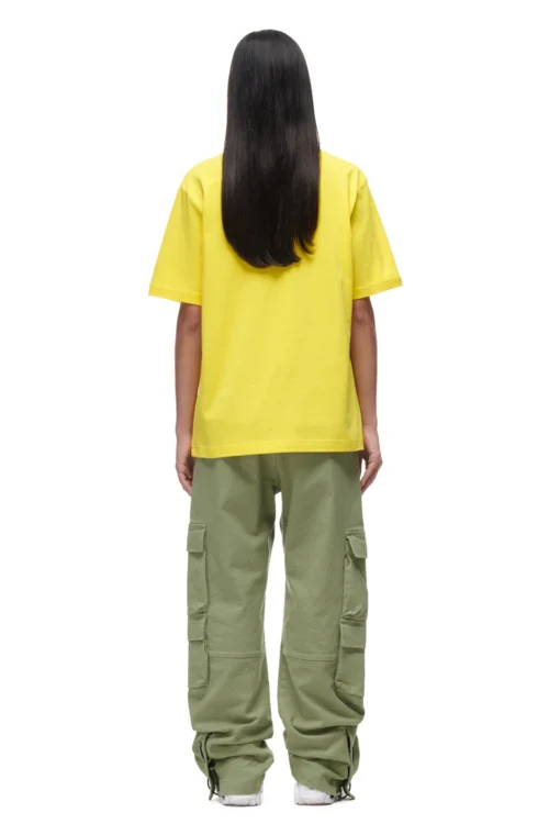 PLAY T-SHIRT YELLOW(T Shirt Logo Mix Yellow) -Simple Daily Wear Store 6PM ECOM Look 05 female 2600