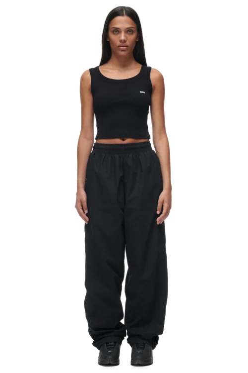 TRACKPANTS BLACK(Poplin Pants Black 1) 9 TRACKPANTS BLACK(Poplin Pants Black 1) -Simple Daily Wear Store 6PM ECOM Look 09 female 2844