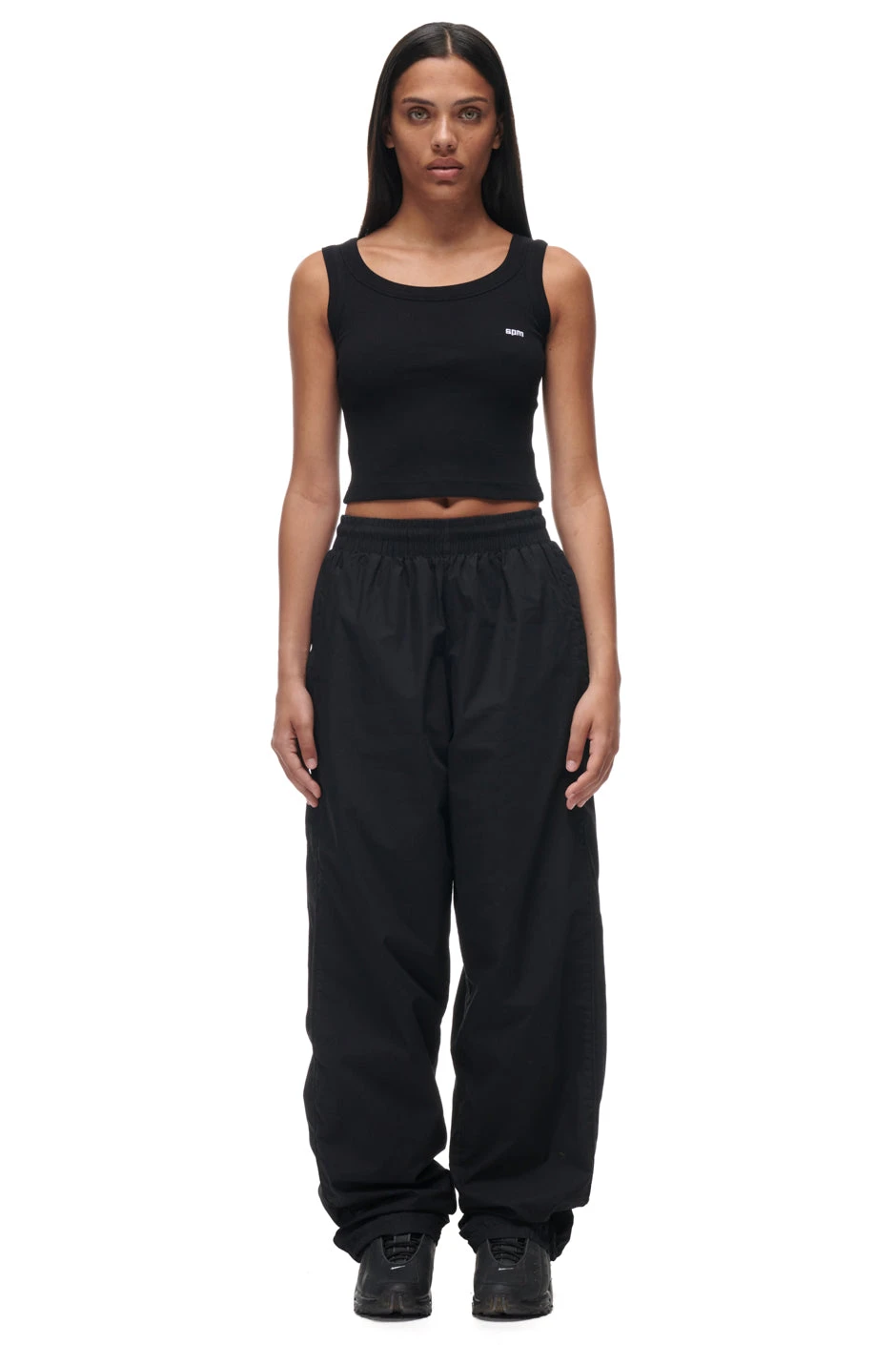 TRACKPANTS BLACK(Poplin Pants Black 1) 4 TRACKPANTS BLACK(Poplin Pants Black 1) - Image 4