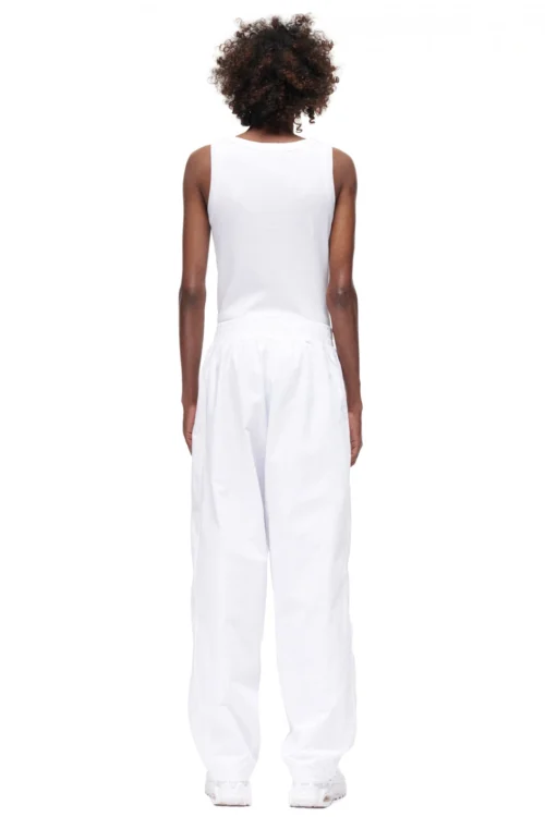 TRACKPANTS WHITE(Poplin Pants White) -Simple Daily Wear Store 6PM ECOM Look 15 0538