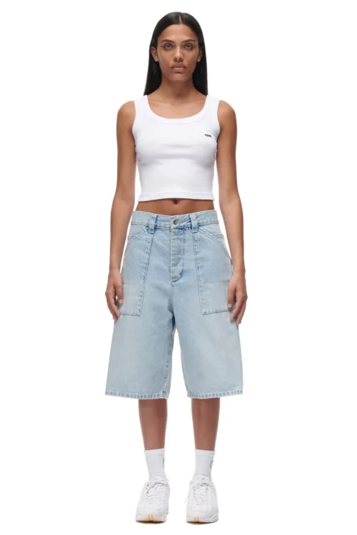 DENIM SHORTS(Denim Shorts Blue) -Simple Daily Wear Store 6PM ECOM Look 16 female 2704