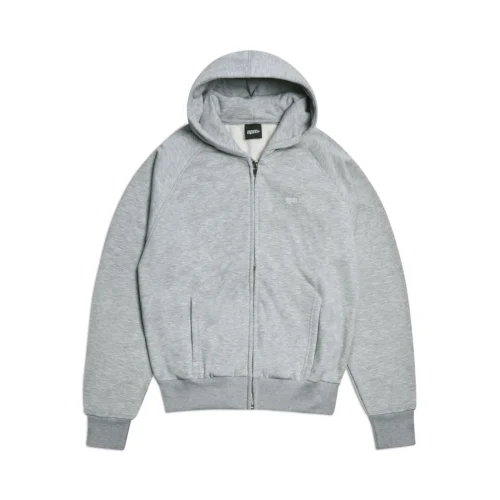 ZIP HOODIE GREY MELANGE(Zip Hoodie Grey)