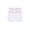 BOXER SHORTS WHITE/PINK (2-PACK)(Boxer Shorts White)