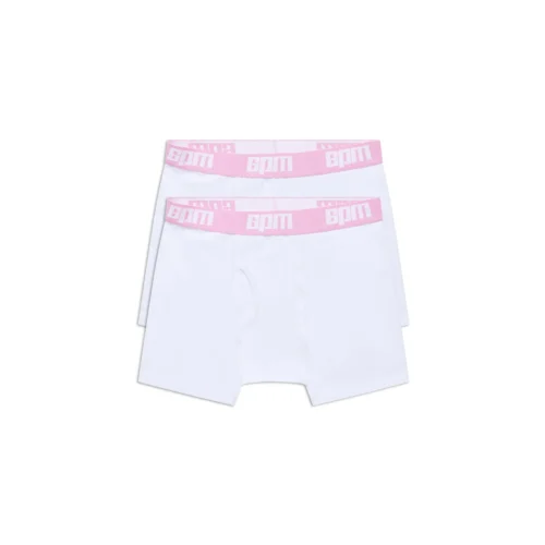 BOXER SHORTS WHITE/PINK (2-PACK)(Boxer Shorts White)