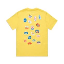 BANANA STICKER TEE YELLOW(Banana Sticker Tee Yellow)