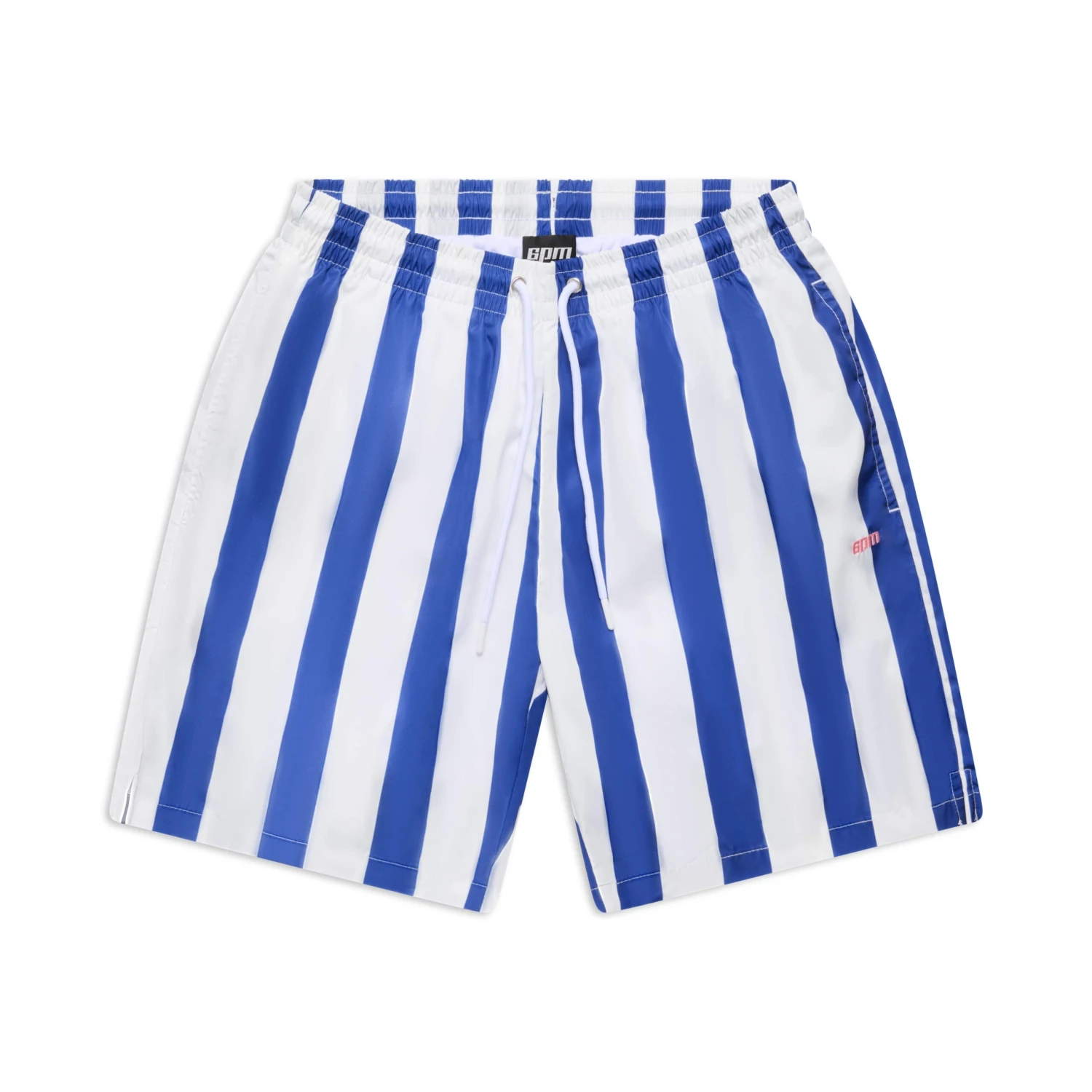 STRIPED SWIM SHORTS WHITE/NAVY(Striped Swim Shorts White Navy) 1 STRIPED SWIM SHORTS WHITE/NAVY(Striped Swim Shorts White Navy)