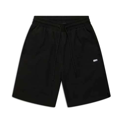 SEERSUCKER SWIM SHORTS BLACK(Seersucker Swim Shorts Black)