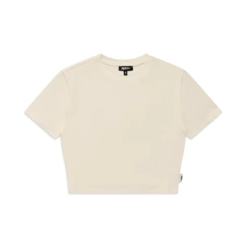 WMNS CROPPED T-SHIRT OFF-WHITE(Wmns Cropped T Shirt Off White)