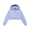 WMNS CROPPED ZIP HOODIE SOFT VIOLET(Wmns Cropped Zip Hoodie Soft Violet)