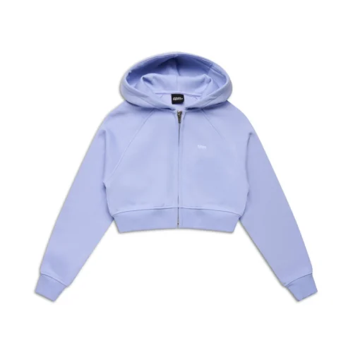 WMNS CROPPED ZIP HOODIE SOFT VIOLET(Wmns Cropped Zip Hoodie Soft Violet)